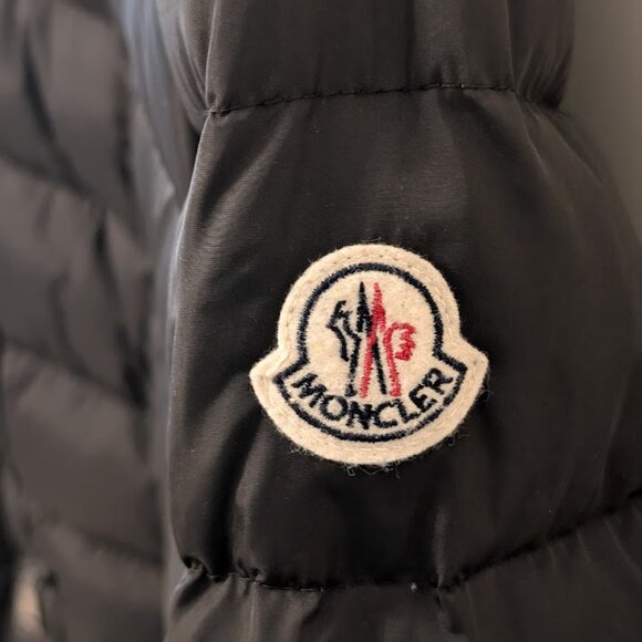 Moncler Size L Flammette Long Down Jacket Excellent Condition - Picture 4 of 8